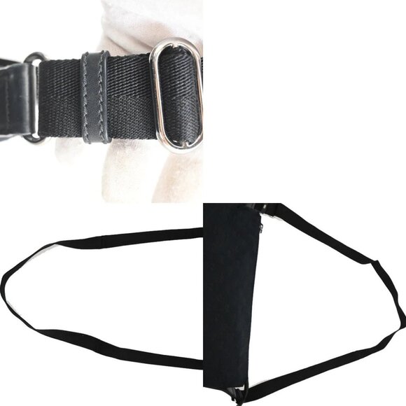 GUCCI GG Pattern Cross Shoulder Leather canvas Black SHW Italy - Picture 8 of 16